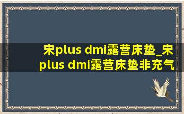 宋plus dmi露营床垫_宋plus dmi露营床垫非充气推荐